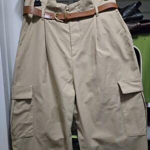 Womens Tan Cargo Pants